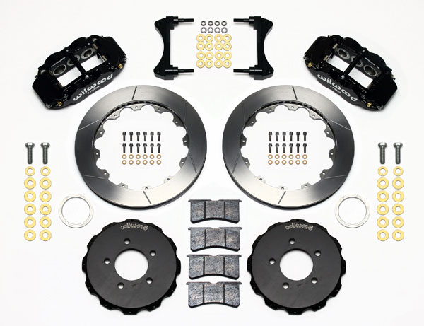 Wilwood Forged Narrow Superlite 6R Big Brake Kit (Black Caliper, Slotted Rotor)