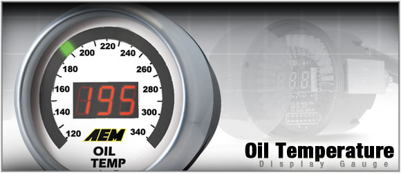 AEM Oil/Trans/Water Temp Gauge