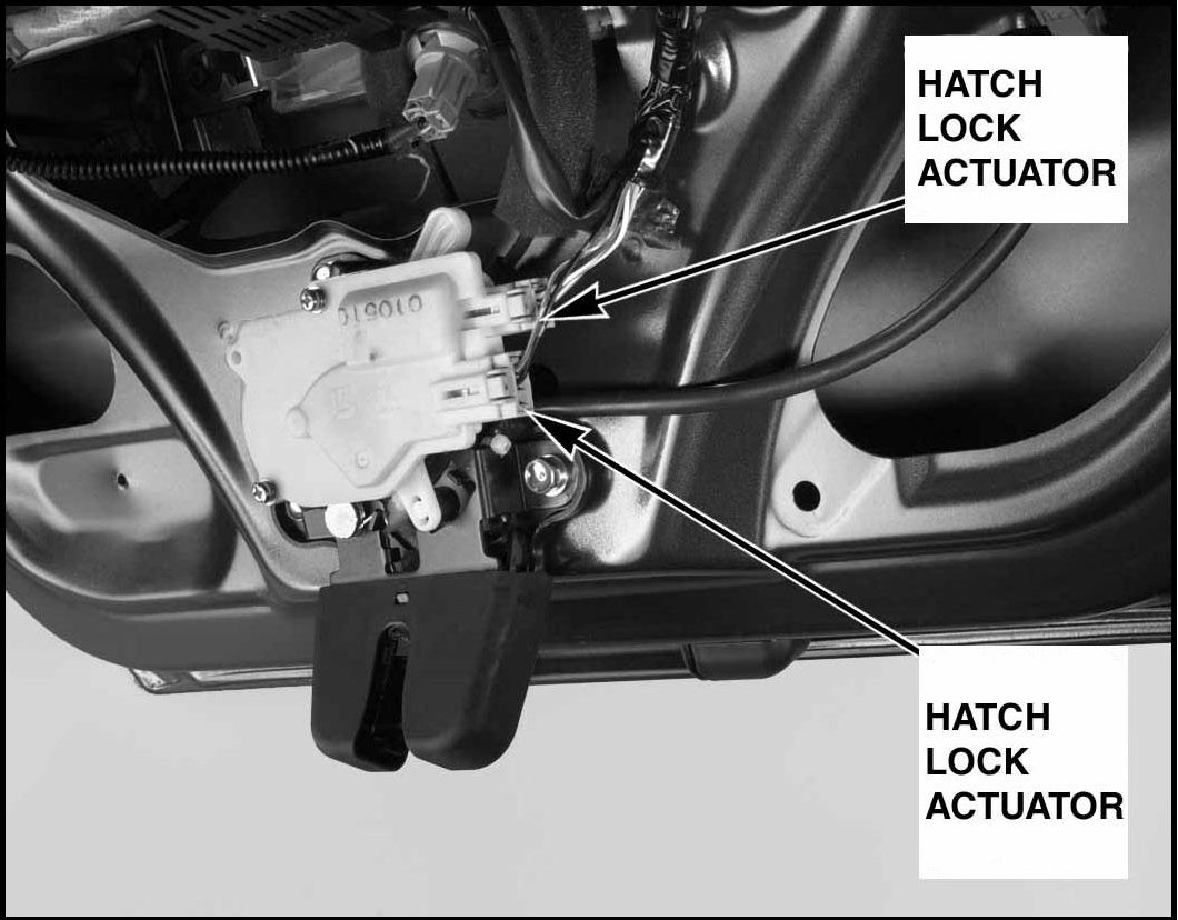 Acura RSX Hatch Actuator