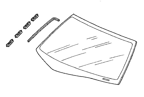 Honda Windshield Garnish Clip