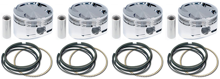 CP Pistons 87mm Pistons: K24 12.5:1 (X-Style Forging)