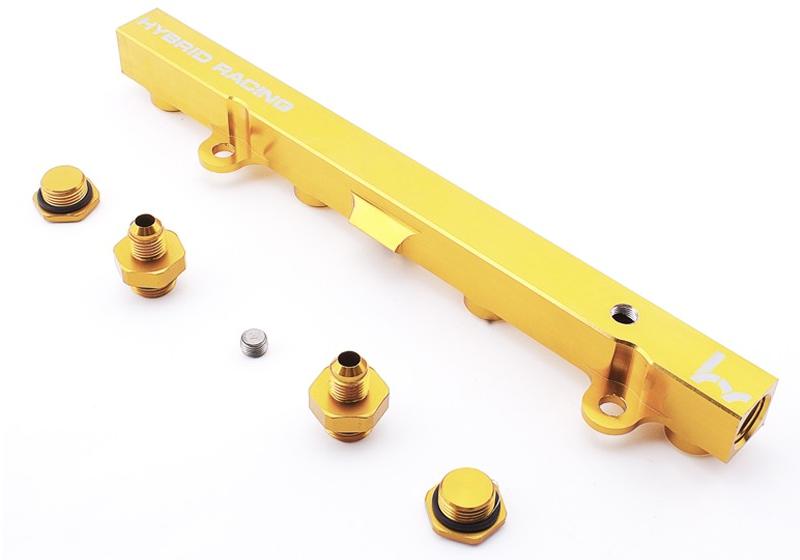 Hybrid Racing K-Series Fuel Rail: Gold