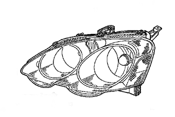 Honda OEM Drivers Side Head Lamp