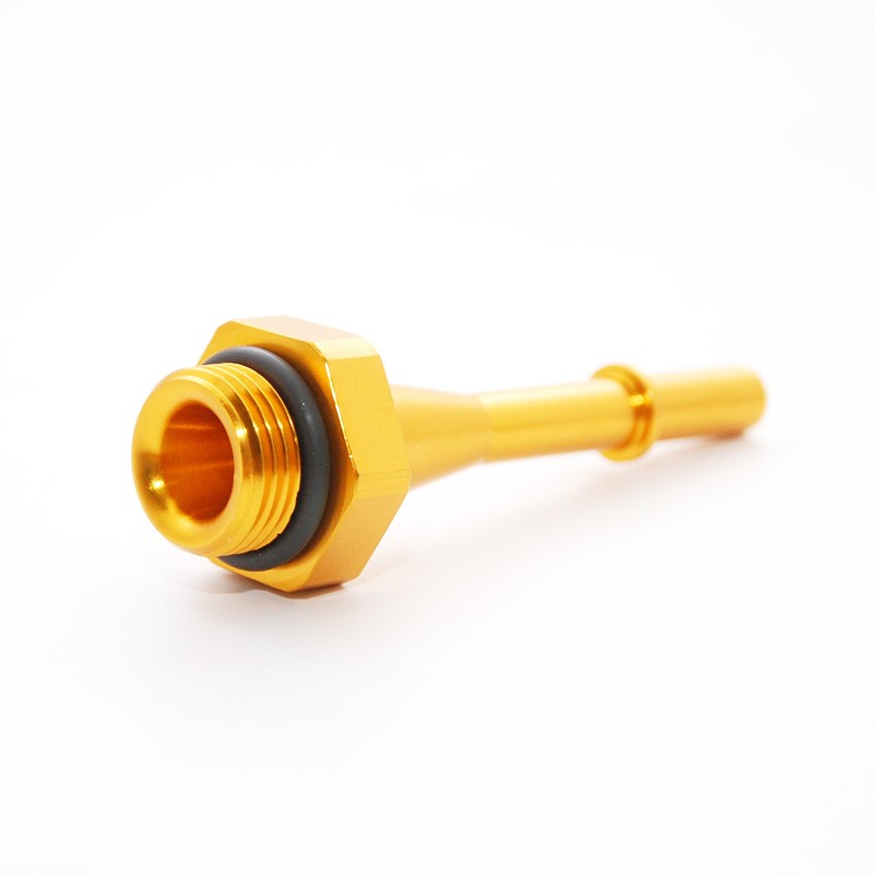 Hybrid Racing Push-on Fuel Fitting (Gold)