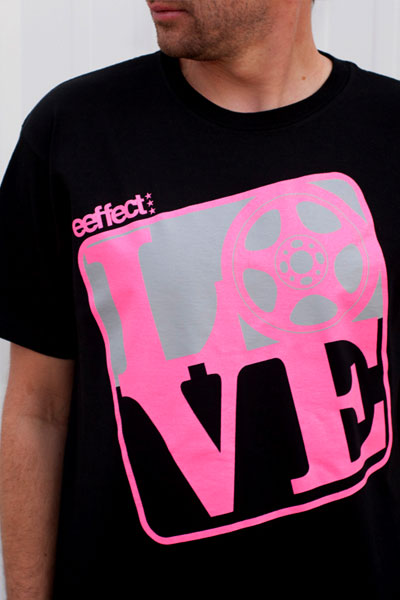 eeffect "LOVE" Shirt (Pink/Grey)