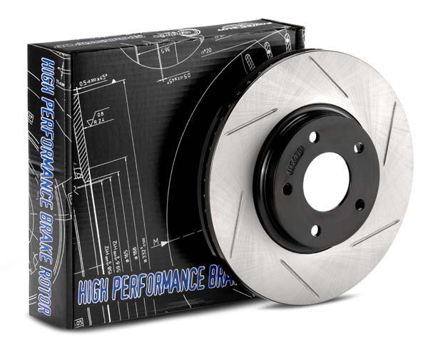 Power Slot Slotted Front Rotors: RSX (Base), 04+ Honda Civic (Pair)