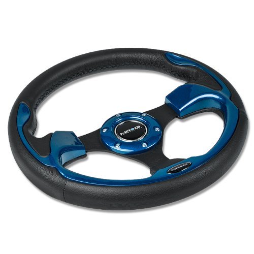 NRG Pilota 320mm Steering Wheel (Blue Inserts)
