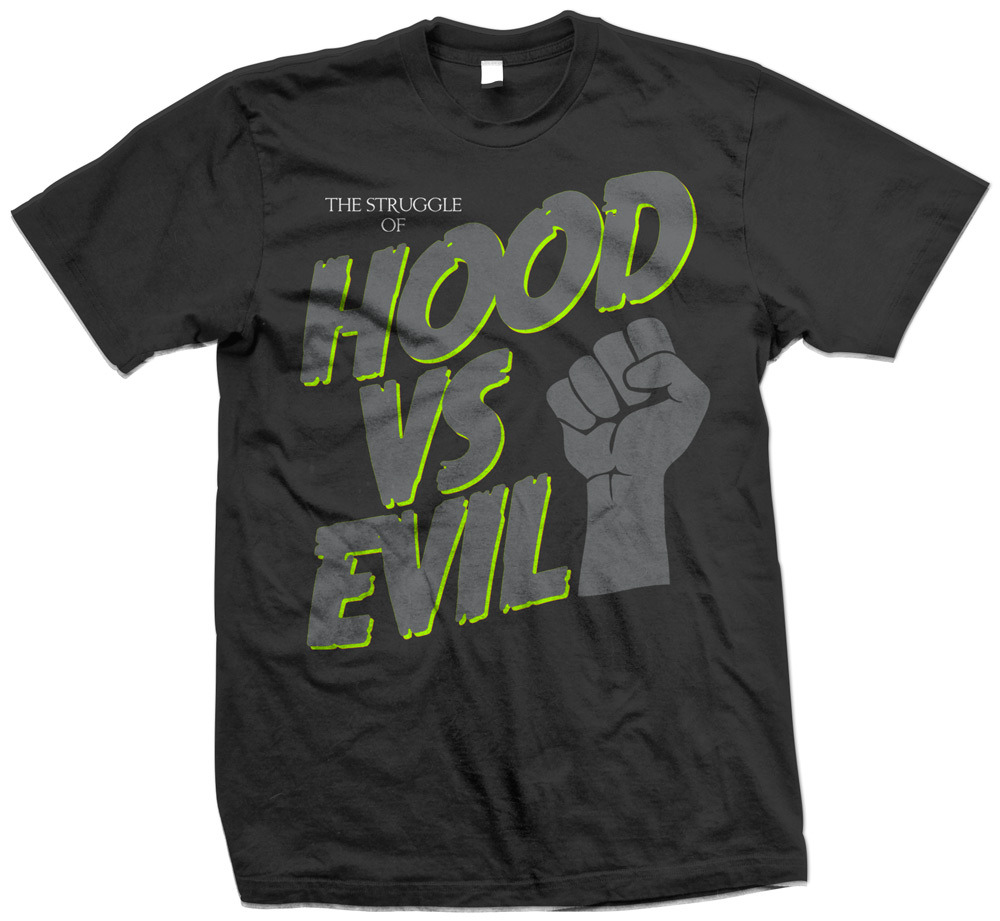 Still Hood "Hood vs Evil" Shirt (Neon Lime)