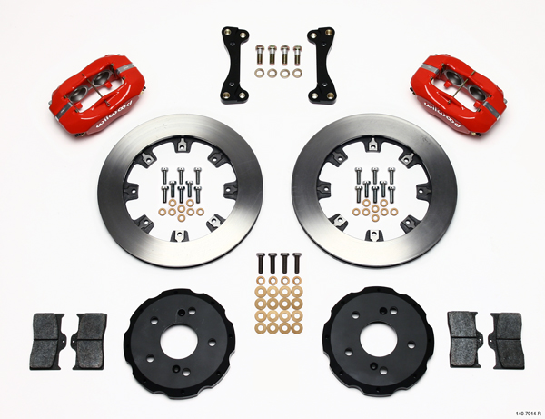 Wilwood Forged Dynalite Big Brake Front Brake Kit (Red Caliper)