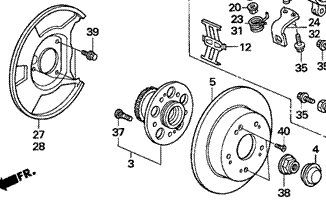 Honda Crank Key