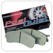 Centric Posi-Quiet Front and Rear Brake Pads