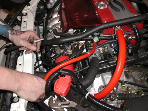 Injen Cold Air Intake on Acura RSX