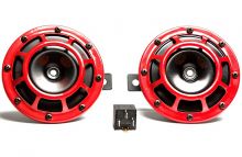 Hella Red 300/500hzSupertone Horn Kit