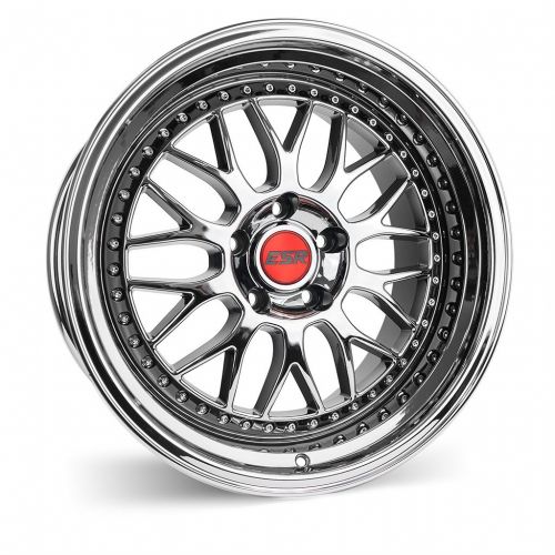 ESR SR01 Black Chrome 18x9.5 5x100 22 Offset Wheel K Series Parts