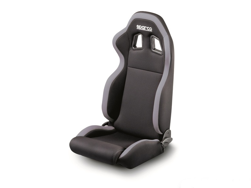 Sparco Black with Silver Trim R100 Tuner Seat