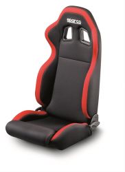 Sparco Black with Red Trim R100 Tuner Seat