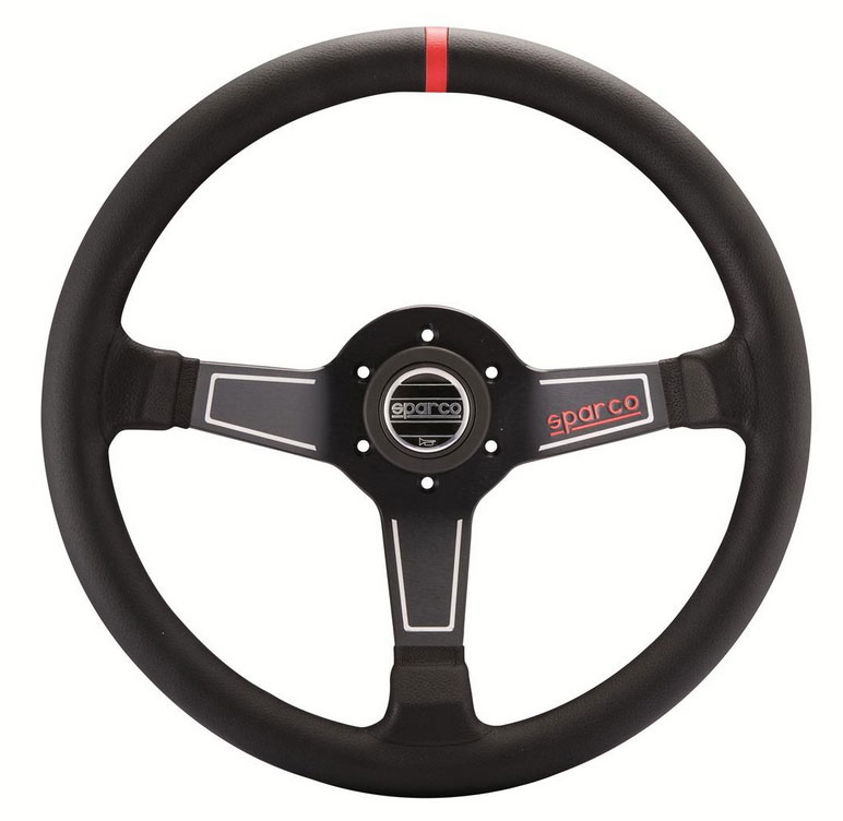 Sparco Black 350mm L575 Leather Steering Wheel