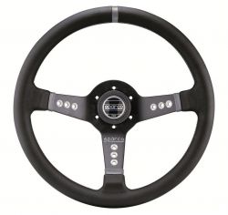Sparco Black 350mm L777 Suede Steering Wheel