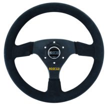 Sparco Black 330mm R323 Suede Steering Wheel