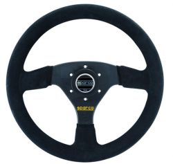 Sparco Black 330mm R323 Suede Steering Wheel