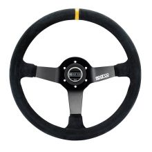 Sparco Black 350mm R325 Suede Steering Wheel