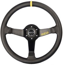 Sparco Black 350mm R345 Leather Steering Wheel