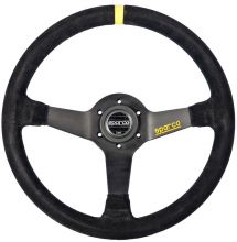 Sparco Black 350mm R345 Suede Steering Wheel