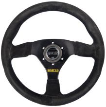 Sparco Black R383 Suede Steering Wheel