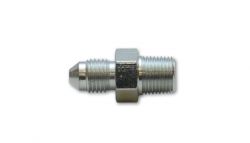 Vibrant -3 AN x 1/8 NPT Straight Adapter Fitting: Steel