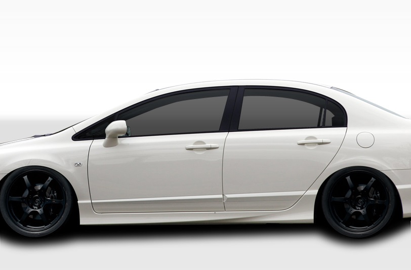 Duraflex 06-11 Civic Sedan JDM Type R Conversion Side Skirts Rocker Panels