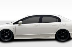 Duraflex 06-11 Civic Sedan JDM Type R Conversion Side Skirts Rocker Panels
