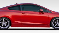 Duraflex 12-15 Civic Coupe Bisimoto Edition Side Skirts Rocker Panels