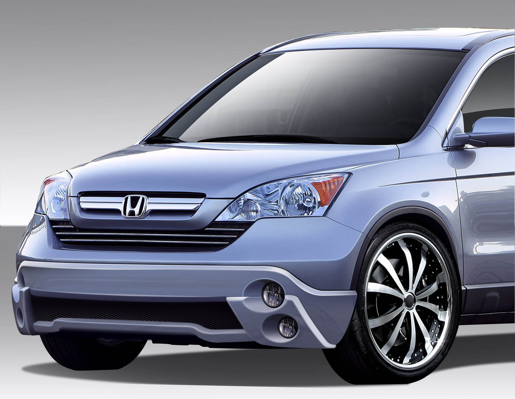 Duraflex 07-09 CR-V Type M Front Lip Under Spoiler Air Dam