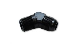 Vibrant  -6AN To 1/4'' NPT 45 Degree Elbow Adapter Fitting