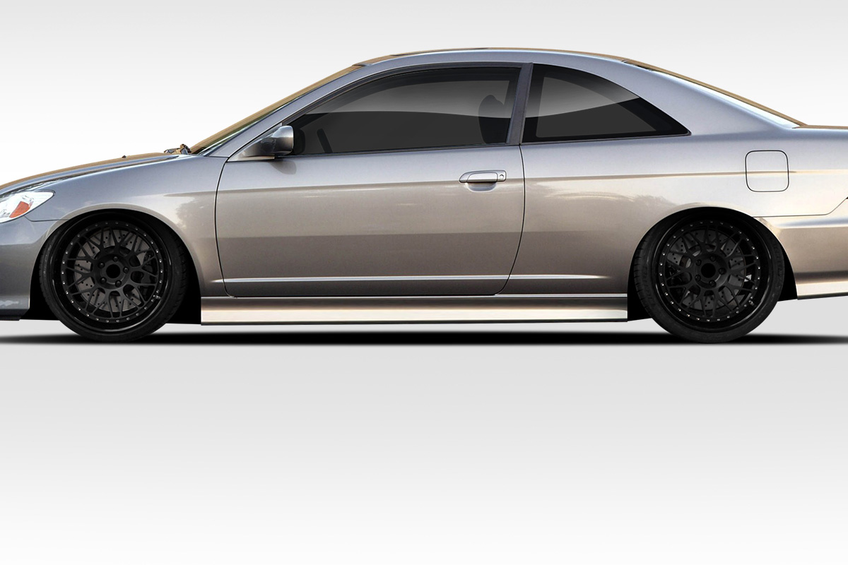 Duraflex 01-05 Civic Coupe/Sedan Sleek Side Skirts