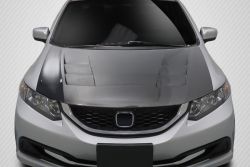 Carbon Creations 12-15 Civic Sedan Carbon Fiber TS-1 Hood