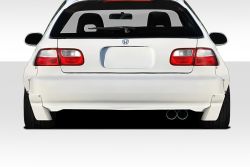 Duraflex 92-95 Civic Hatchback TKO RBS Wide Body Rear Bumper Add-Ons