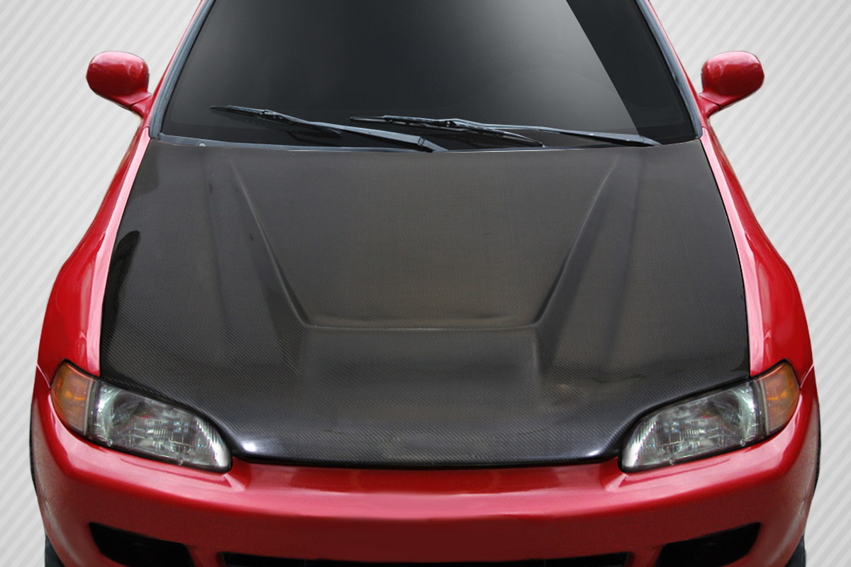 Carbon Creations 92-95 Civic Coupe/Hatchback Carbon Fiber Vader Hood