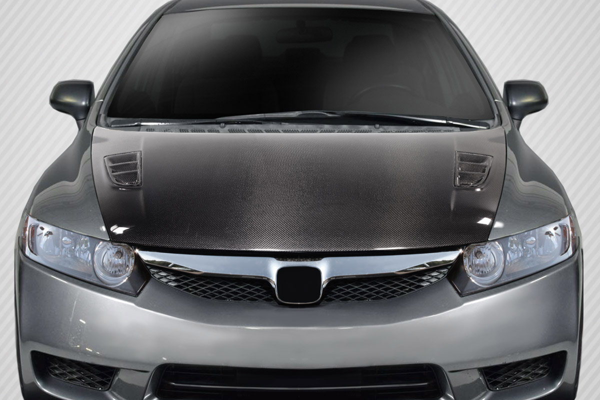 Carbon Creations 06-11 Civic Sedan Carbon Fiber Type M Hood
