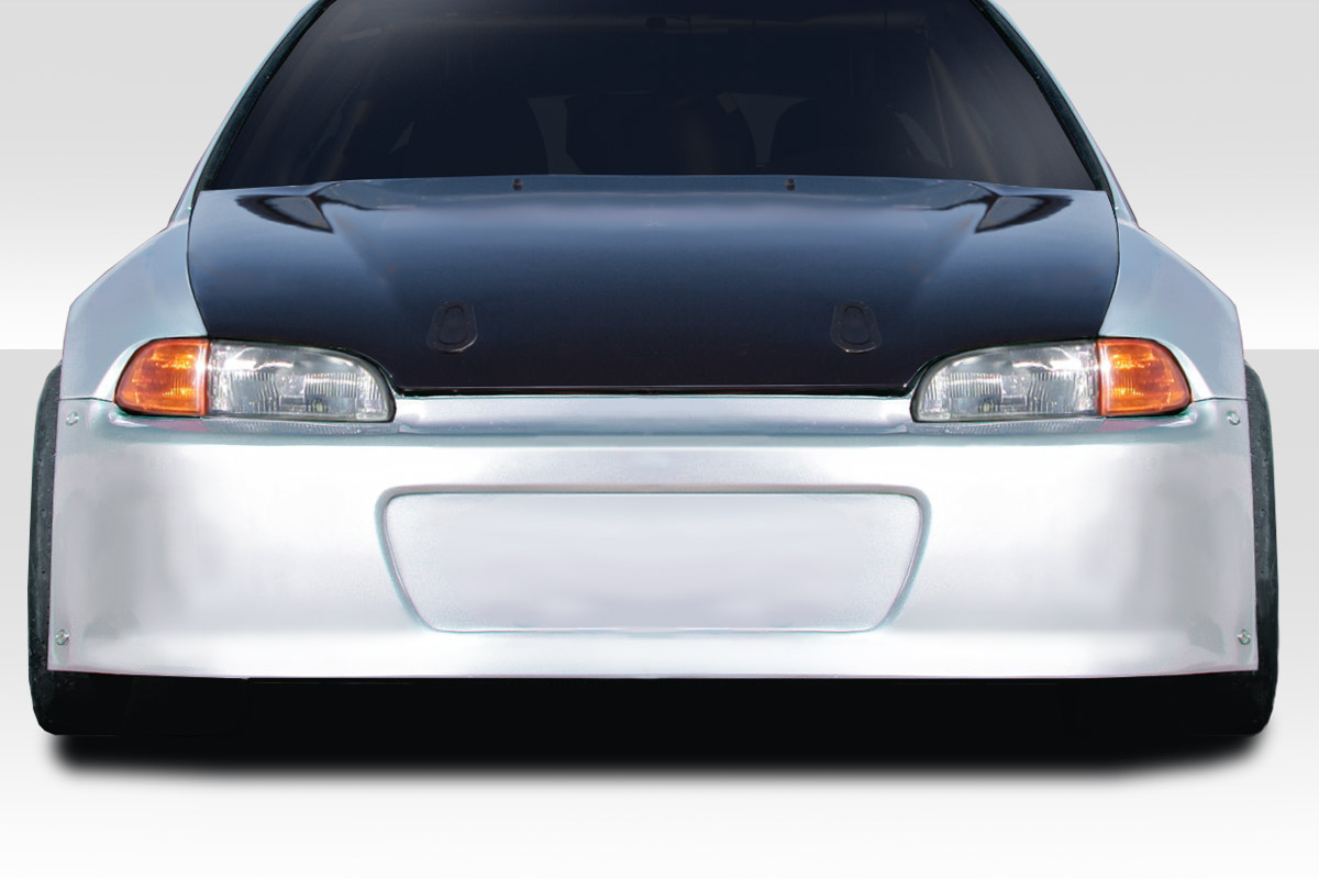 Duraflex 92-95 Civic Coupe/Hatchback 1-Piece Dragster Front Bumper Cover
