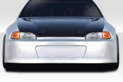 Duraflex 92-95 Civic Coupe/Hatchback 1-Piece Dragster Front Bumper Cover