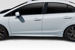 Duraflex 12-15 Civic Sedan Type M Side Skirts
