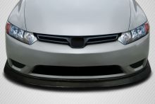 Carbon Creations 06-08 Civic Coupe Carbon Fiber MDF Front Lip Under Spoiler Carbon Creations 06-08 Civic Coupe Carbon Fiber MDF Front Lip Under Spoiler