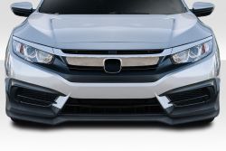 Duraflex 16-18 Civic Coupe/Sedan Type M Front Lip Under Spoiler