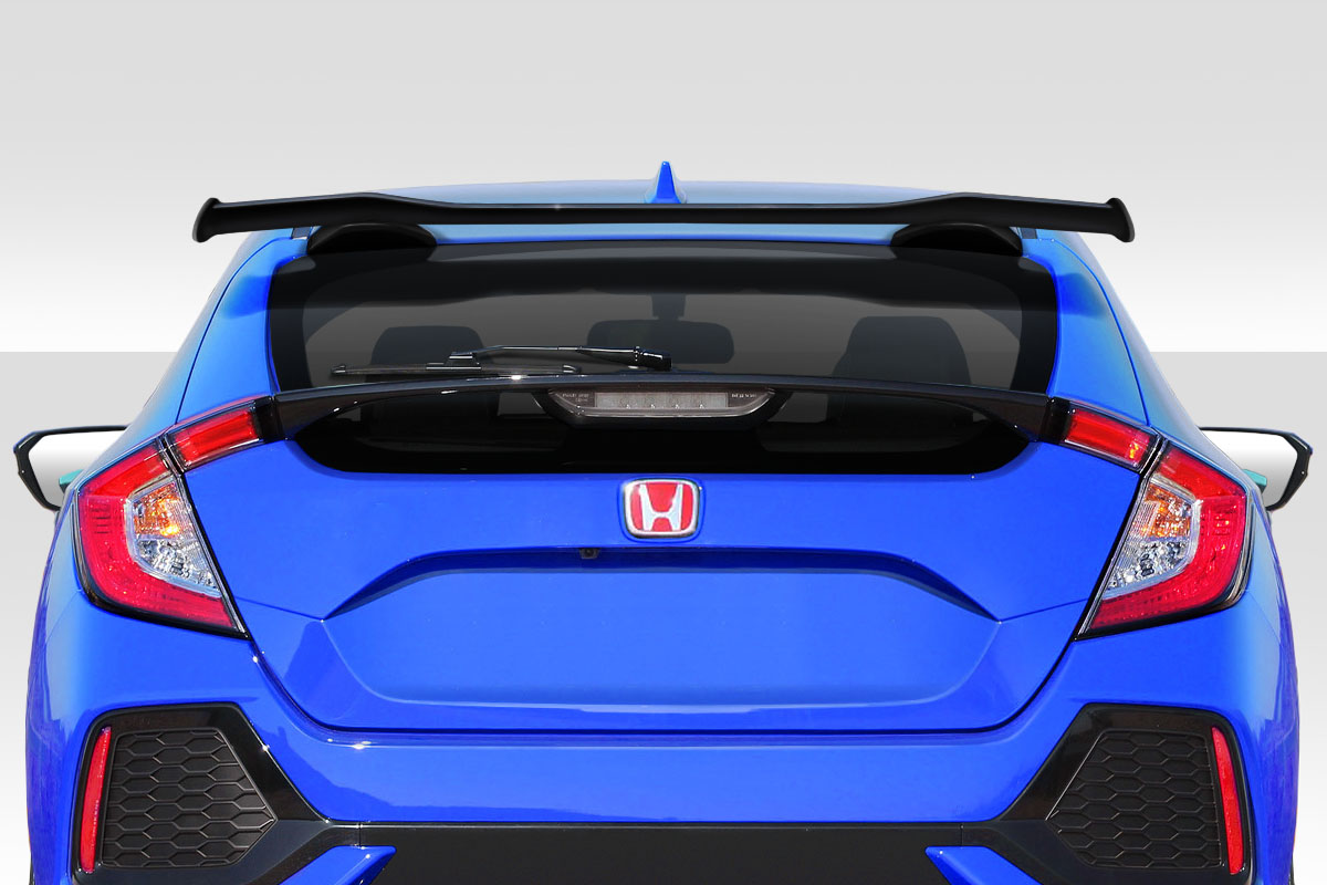 Duraflex 17-21 Civic Hatchback SPN Roof Wing Spoiler