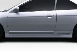 Duraflex 01-05 Civic Coupe H Tech Side Skirts Rocker Panels