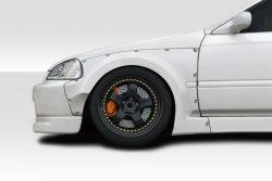 Duraflex 96-00 Civic Hatchback +60mm MMR Front Fender Flares