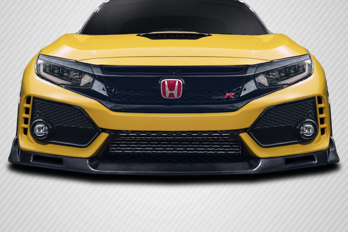 Carbon Creations 17-21  Civic Type R Carbon Fiber EVS Front Lip Spoiler Air Dam