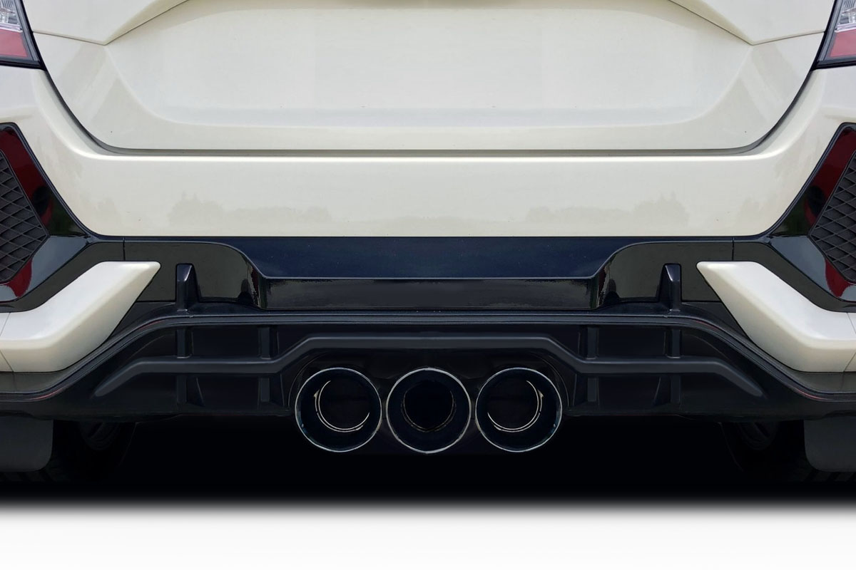 Duraflex 17-21 Civic Type R BZ Rear Bumper Add On