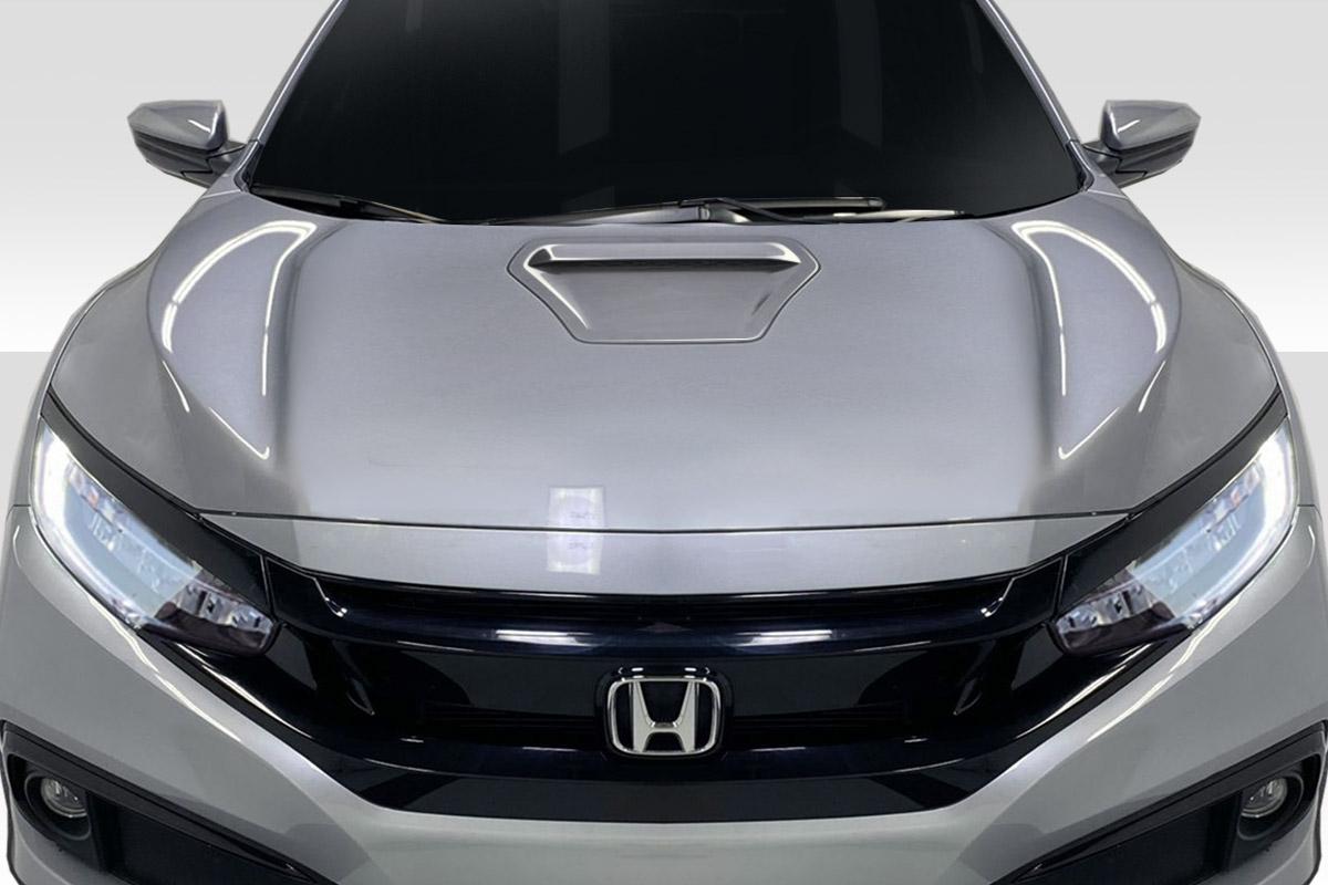 Duraflex 16-21 Civic Fiberglass Type R Look Hood
